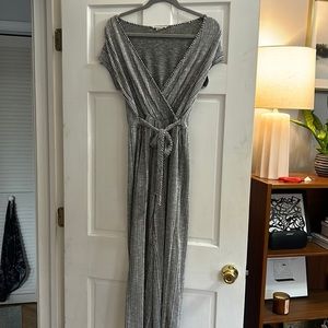 Striped jumpsuit/romper